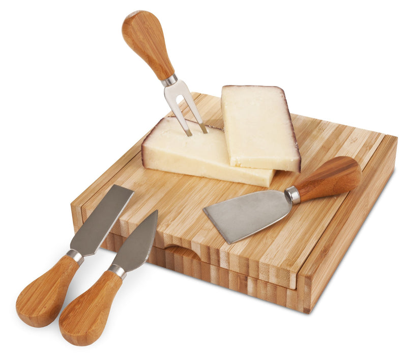 True Formaggio Bamboo Cheese Board & Tool Set — View 5