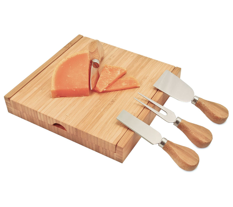 True Formaggio Bamboo Cheese Board & Tool Set — View 6
