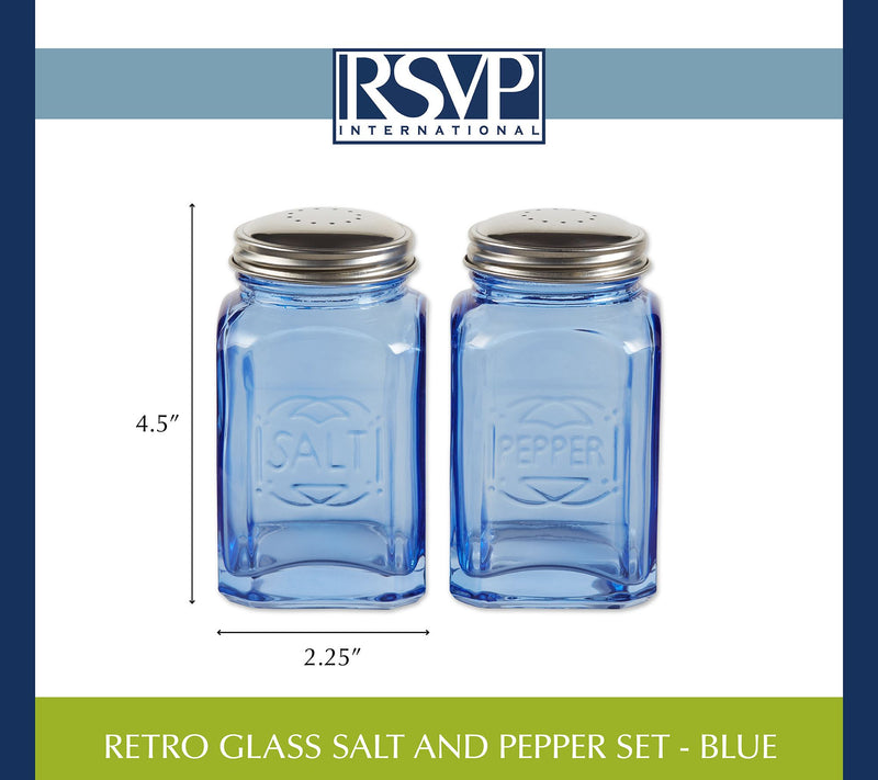 RSVP Retro Glass Salt & Pepper Shaker Set — View 16
