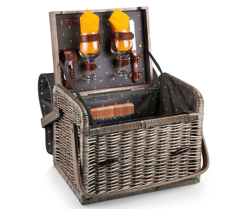 Picnic Time Kabrio Wine & Cheese Picnic Basket with Tools — Main view