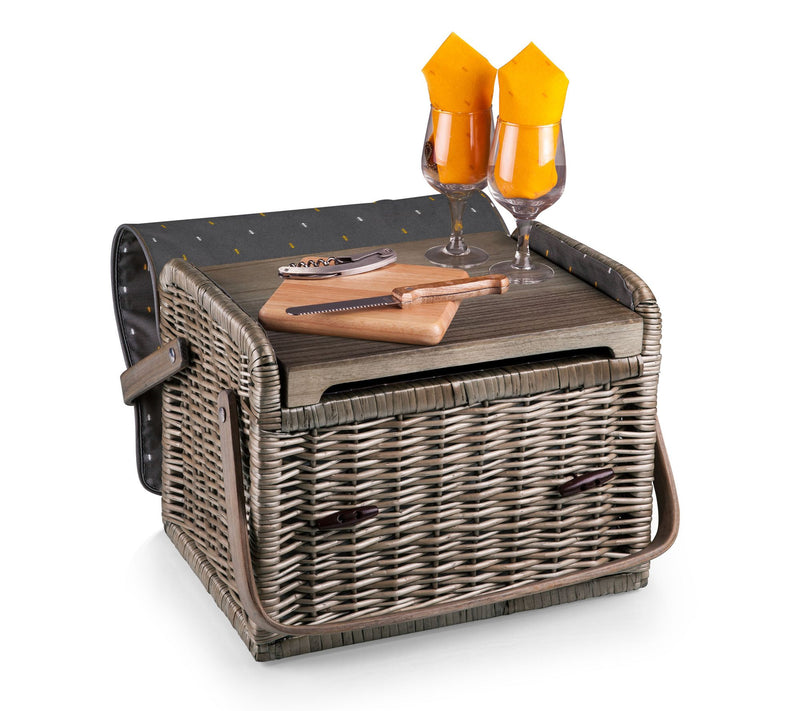 Picnic Time Kabrio Wine & Cheese Picnic Basket with Tools — View 4