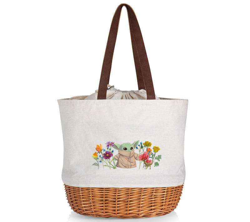 Picnic Time The Child Coronado Canvas and WilloBasket Tote — Main view