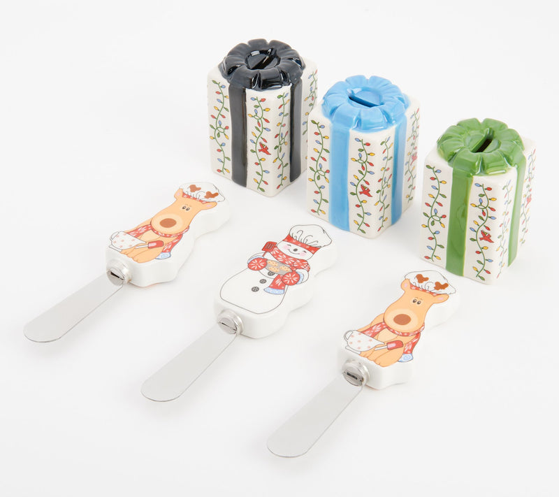 Temp-tations Seasonal Nostalgic (3) Spreaders with Holders — View 4