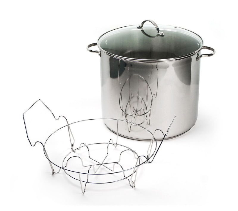 RSVP 20-Quart Stainless Steel Water Bath Canner — View 4