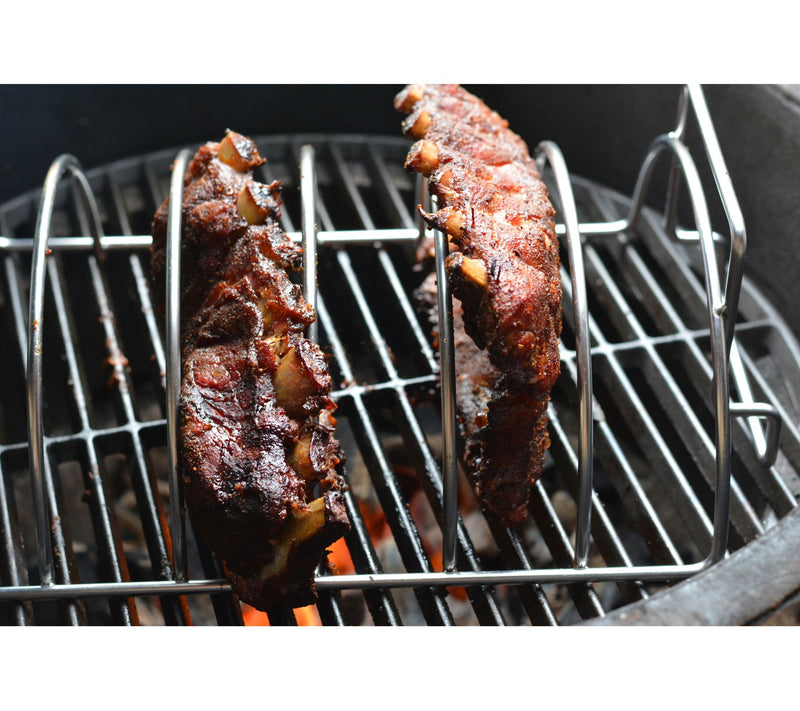 RSVP Stainless Steel Reversible Rib/Roast Rack — View 8