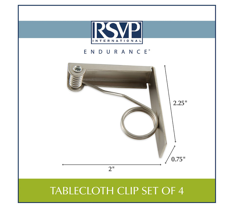 RSVP Set of 4 Tablecloth Clips — View 5