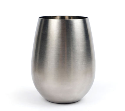 RSVP  11-oz Stainless Steel Stemless Wine Glass