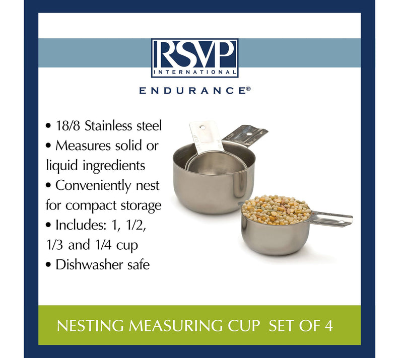 RSVP Set of 4 Nesting Measuring Cups — View 6