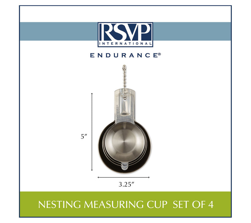 RSVP Set of 4 Nesting Measuring Cups — View 5