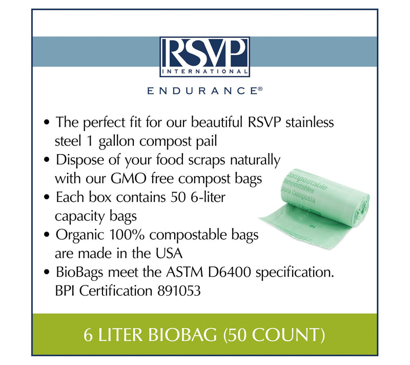 RSVP 50 Count 6-Liter BioBag — View 7