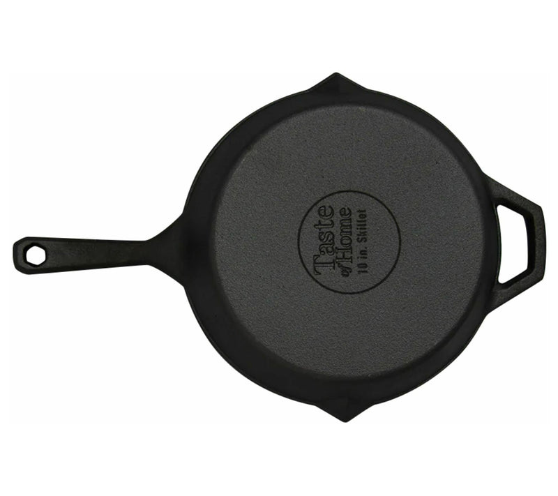Taste of Home 10" Pre-Seasoned Cast Iron Skillet — View 5