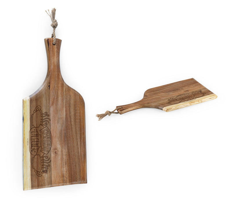 Toscana Friends Central Perk Artisan 18" AcaciaServing Plank — View 5