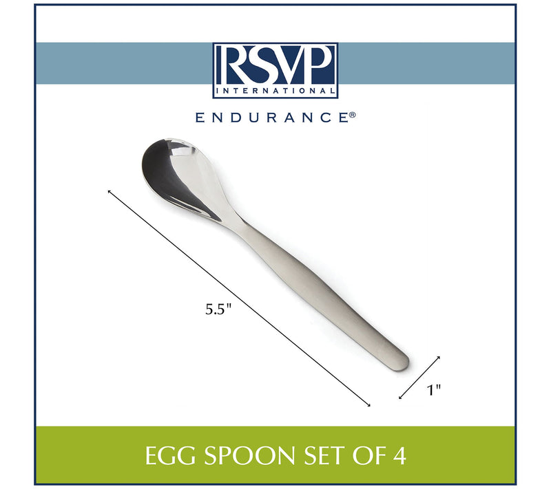 RSVP Set of 4 Egg Spoons — View 8