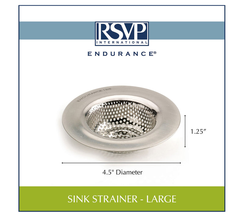 RSVP Large Stainless Steel Sink Strainer — View 8