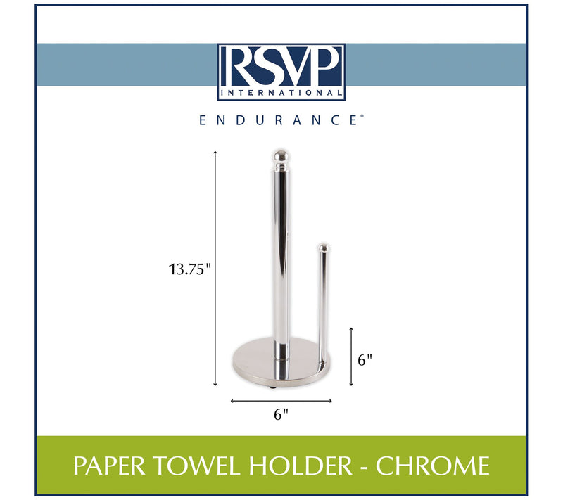 RSVP Chrome Paper Towel Holder — View 6
