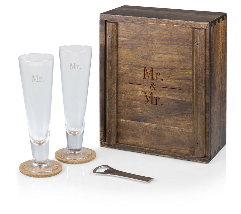 Legacy Mr/Mr Pilsner Beer Glass Gift Set — View 3