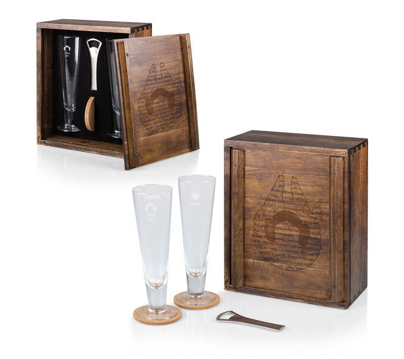 Legacy Star Wars Han and Leia Beverage Glass Gift Set — View 5