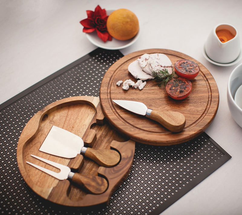 Toscana Acacia Cheese Cutting Board & Tools Set — View 8