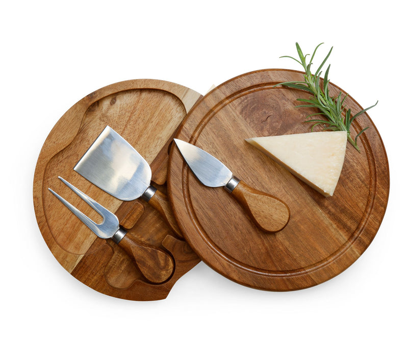 Toscana Acacia Cheese Cutting Board & Tools Set — View 6