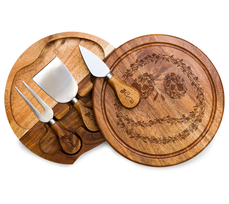 Toscana Nightmare Before Christmas Acacia Chees e Board & Tool — Main view