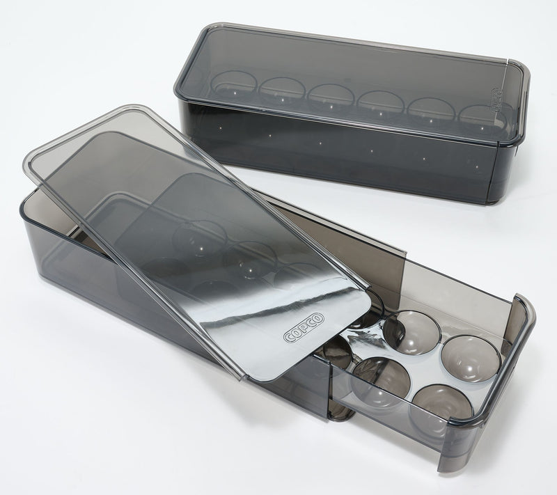 Copco Set of 2 Stackable Egg Storage Drawers — View 5