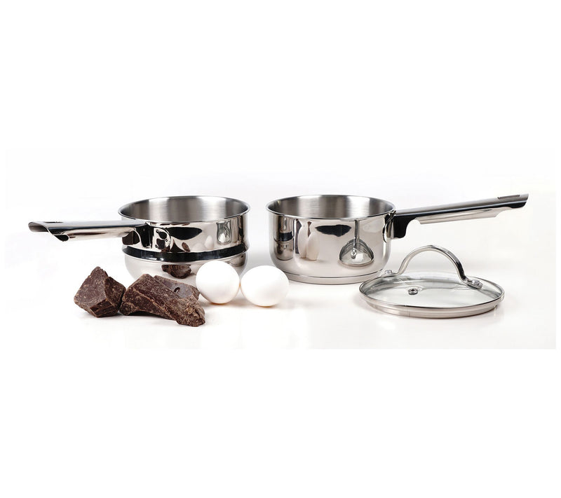 RSVP Stainless Steel Induction 1 Quart Double Biler — View 6