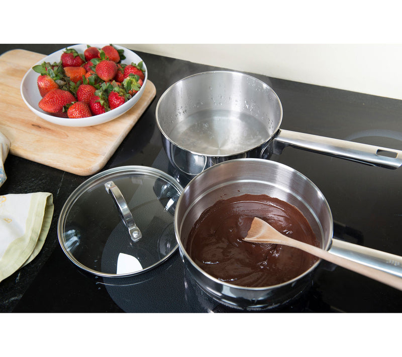 RSVP Stainless Steel Induction 1 Quart Double Biler — View 8