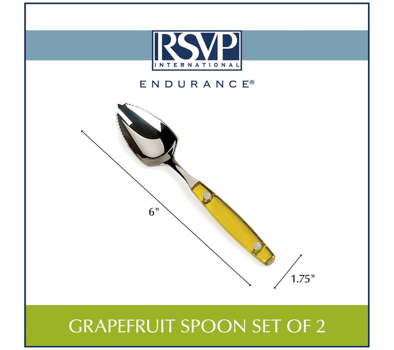 RSVP Set of 2 Grapefruits Spoons — View 5
