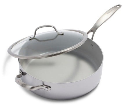 GreenPan Venice Pro Ceramic Nonstick Saute Panwith Lid