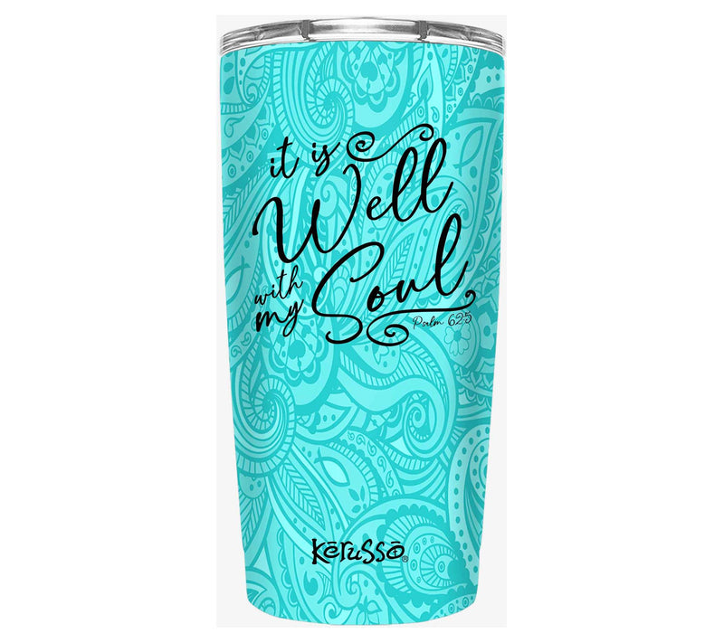 Kerusso 20-oz Dual Wall Tumbler - It Is Well — Main view