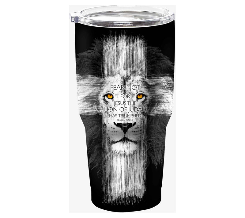Kerusso 30-oz Dual Wall Tumbler - Lion Cross — Main view
