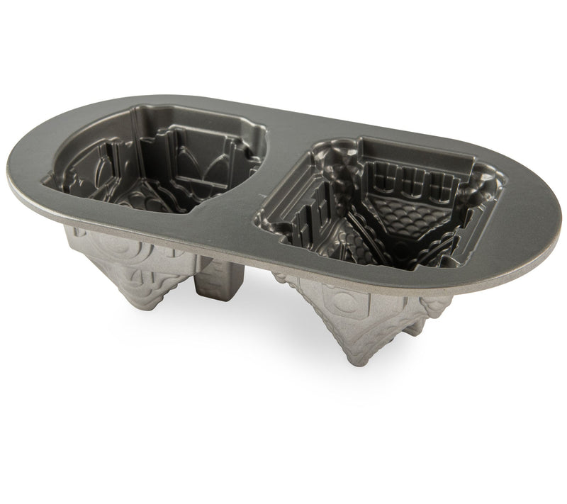 Nordic Ware Gingerbread House Duet Pan & OffsetSpatula Set — View 5