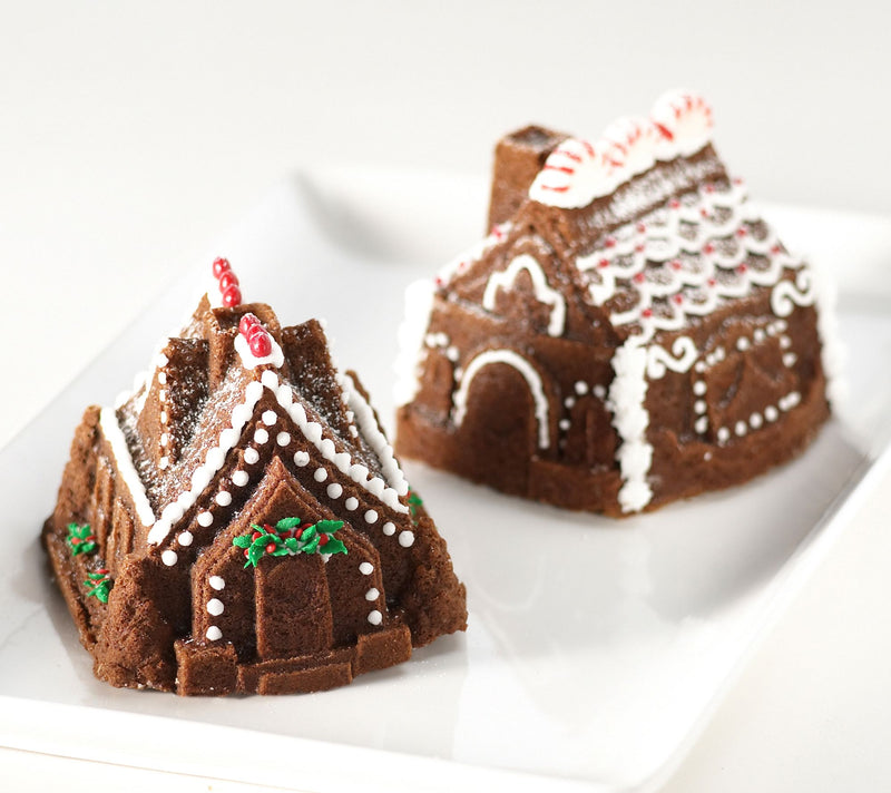 Nordic Ware Gingerbread House Duet Pan & OffsetSpatula Set — View 8