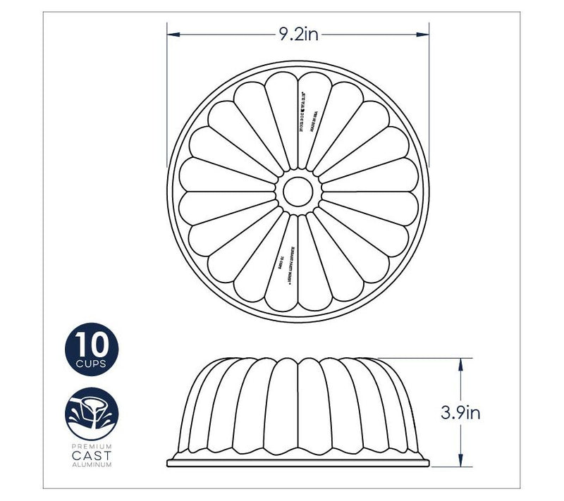Nordic Ware Elegant Party Bundt Pan & Bundt CakKeeper — View 8