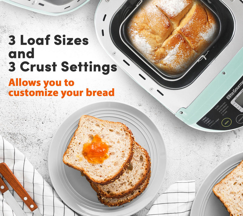 Elite Gourmet 2-Lb Programmable Bread Machine Maker — View 5