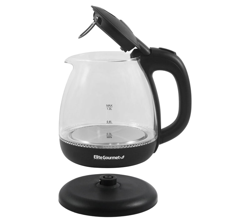 Elite Gourmet 1L Electric Glass Water Kettle — View 8
