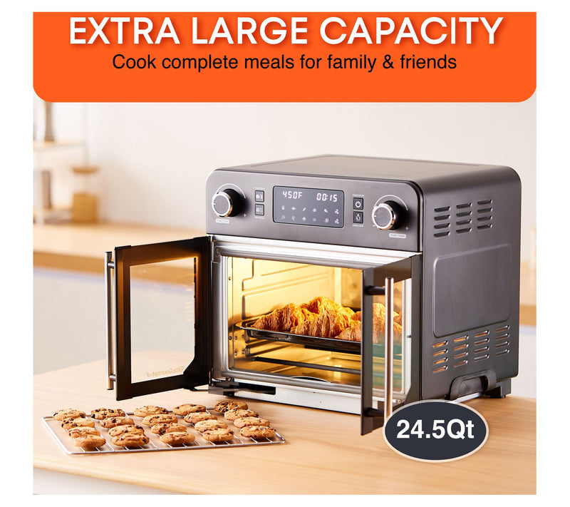 Elite Gourmet Programmable 23-Liter French DoorAir Fryer Oven — View 4