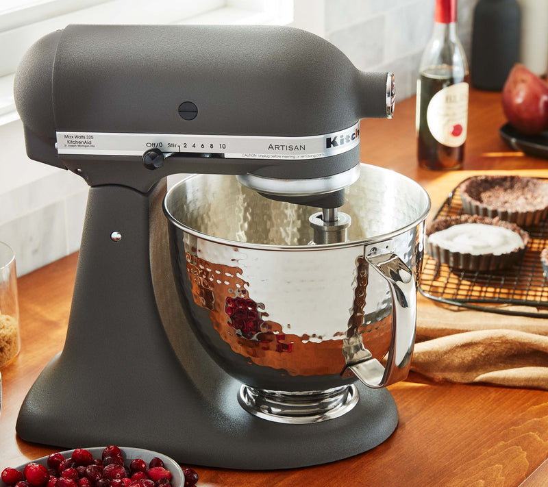 KitchenAid 5-Quart Hammered Stainless Steel Bowl — View 9