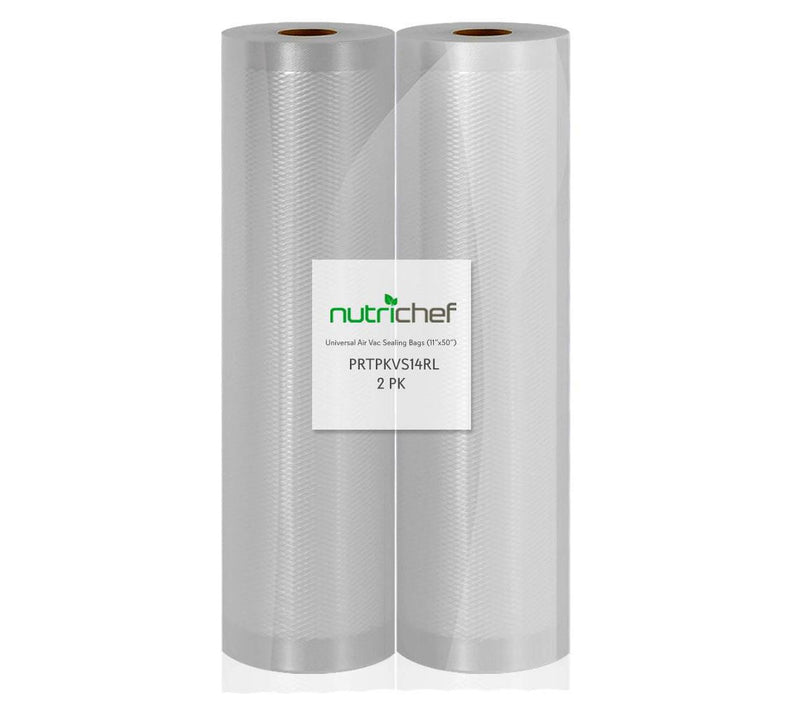 Nutrichef 2 Pack (100ft.) Universal Air Vacuum Sealer Bags — View 3