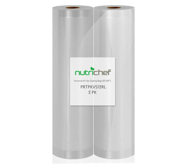 Nutrichef S/2 8"x50" (100ft) Universal VacuumSealer Bags — View 3