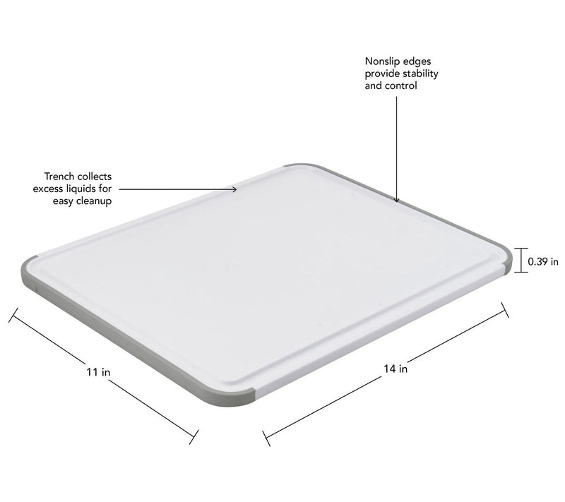 KitchenAid Classic 11" x 14" Poly Cutting Board — View 5