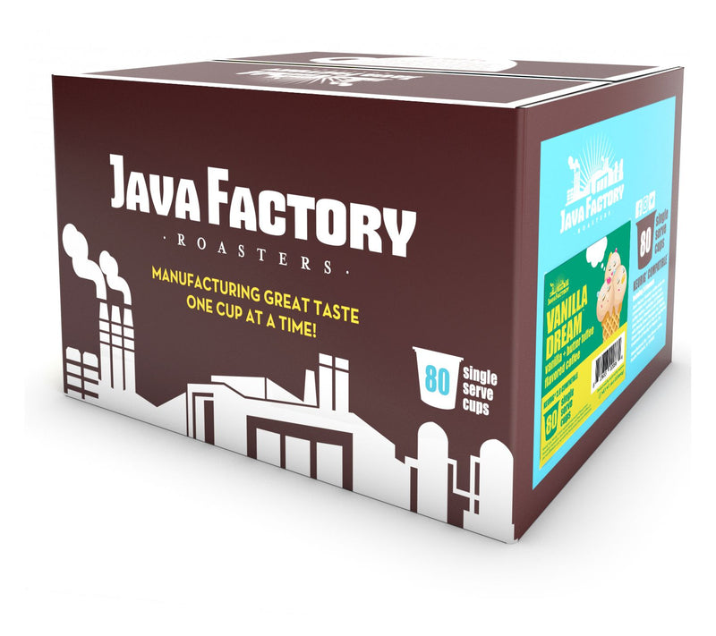 Java Factory 80-Count Vanilla Dream Flavored Coffee Pods — View 3