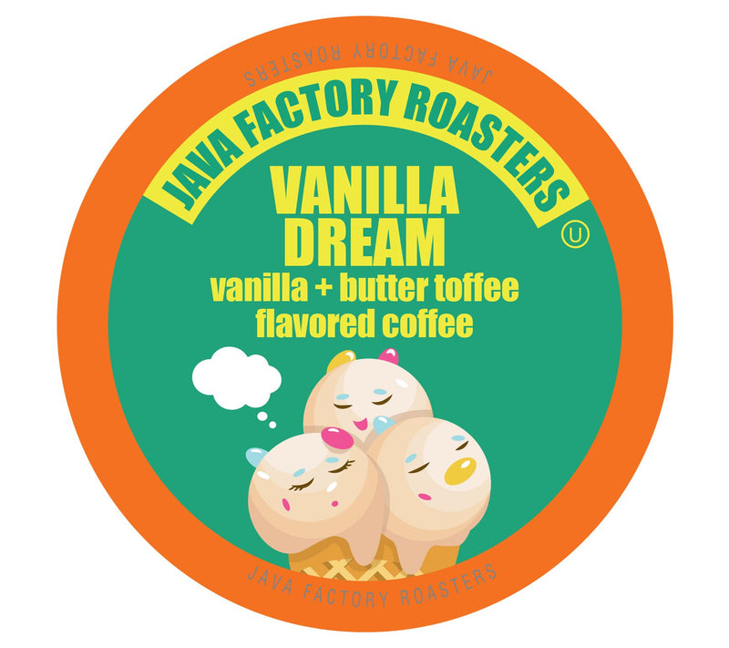 Java Factory 80-Count Vanilla Dream Flavored Coffee Pods — Main view