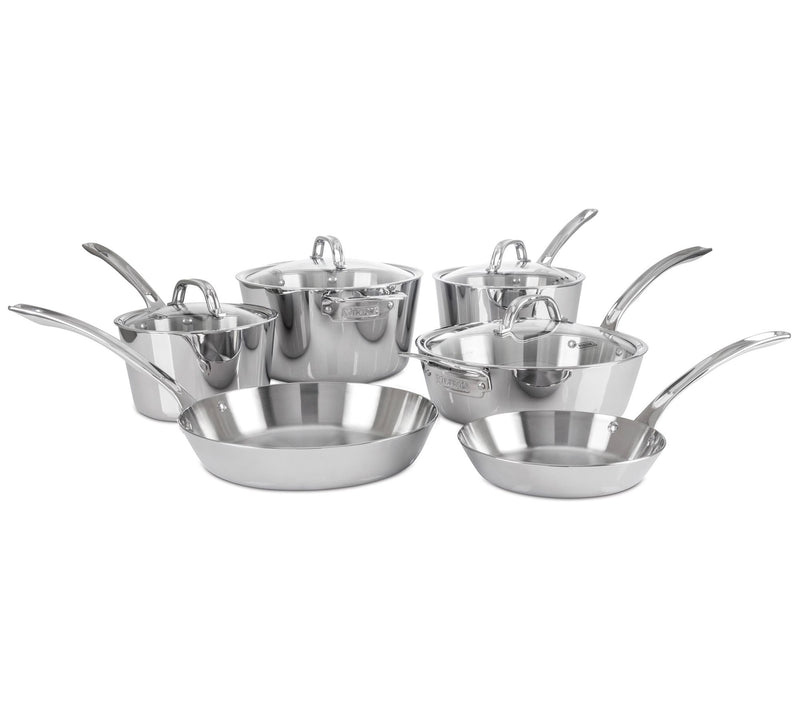 Viking Contemporary 10-Piece Stainless Steel Cokware Set — Main view