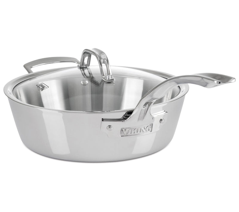Viking Contemporary 10-Piece Stainless Steel Cokware Set — View 5