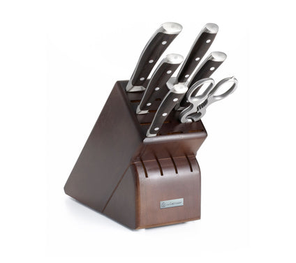 Wusthof Ikon 7-Piece Knife Block Set