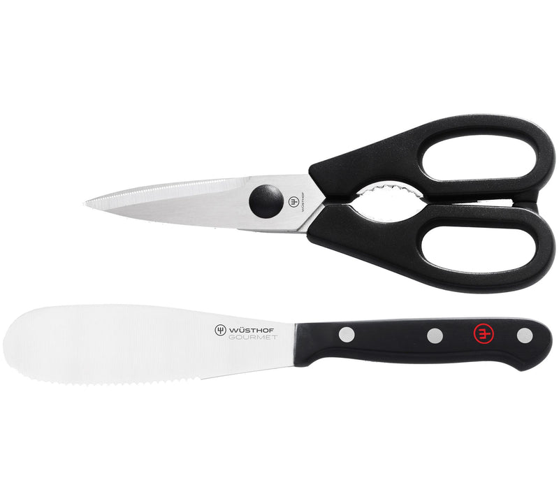 Wusthof 2-Piece Gourmet Spreader and Shears Set — View 3