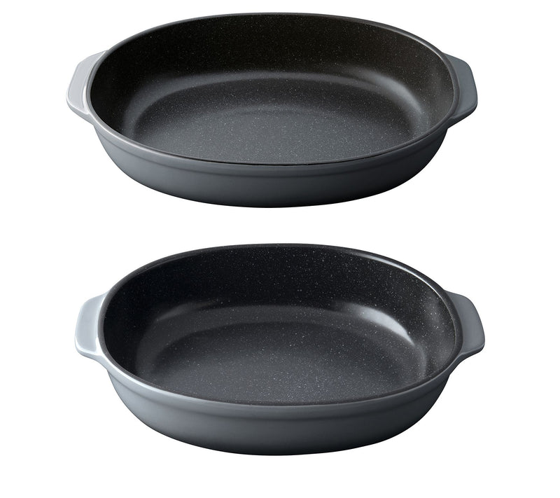 BergHOFF Gem Stoneware 2-Piece Oval Bake Set — View 3