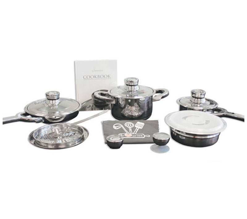 BergHOFF TFK 15pc Gourmet Collection 18/10 SS Cookware Set — Main view