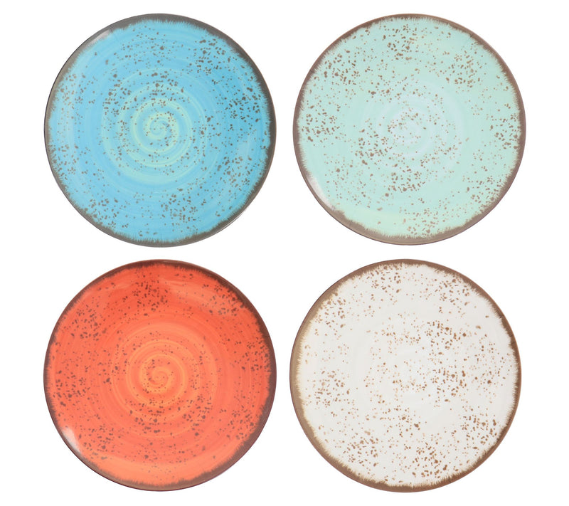 Elama Pryce 12-Piece Melamine Dinnerware Set — View 6